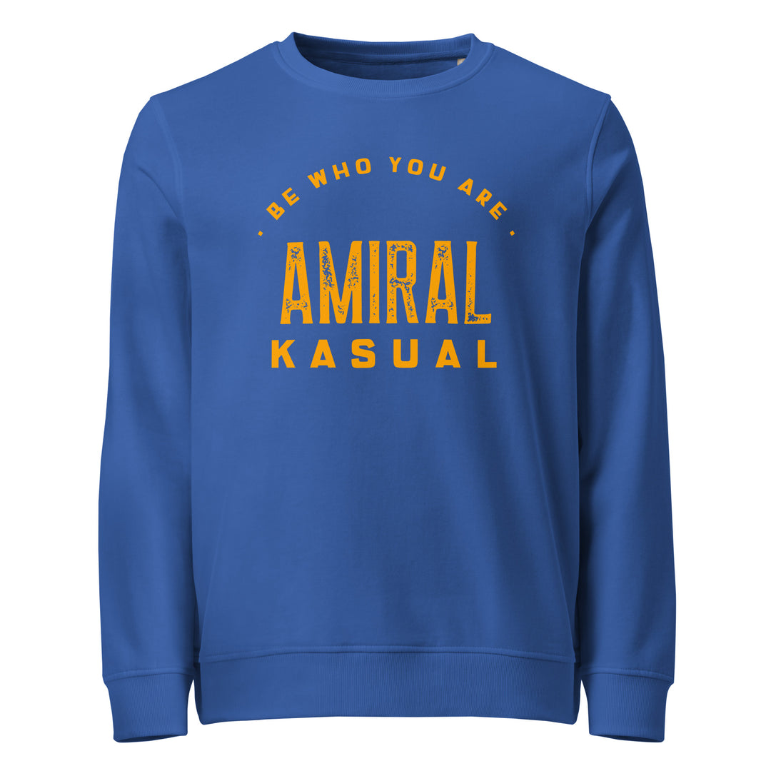 Sweat-shirt doux BIO-écologique Homme Be who you are