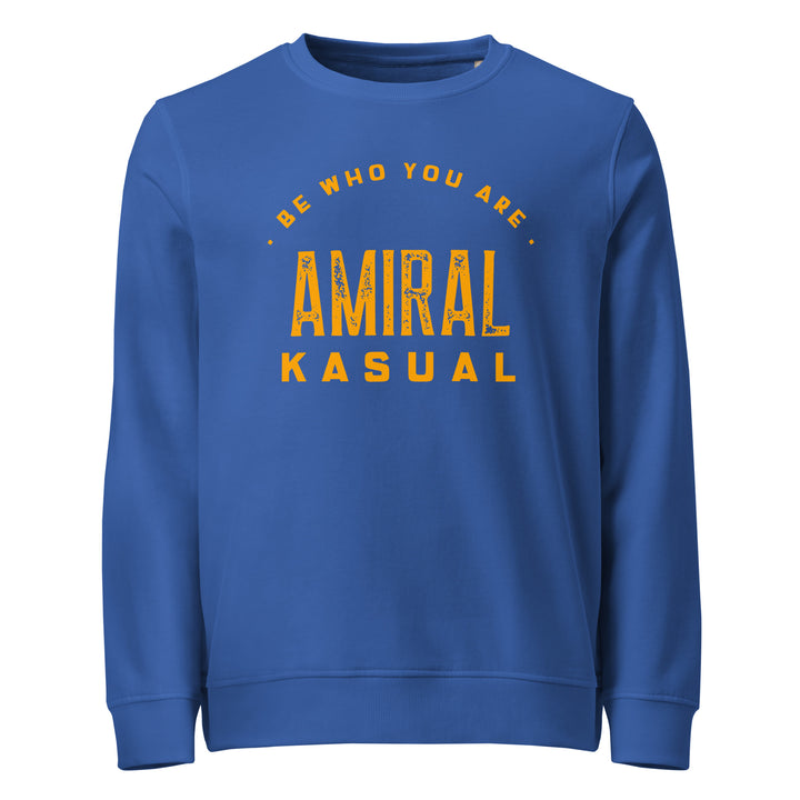 Sweat-shirt doux BIO-écologique Homme Be who you are