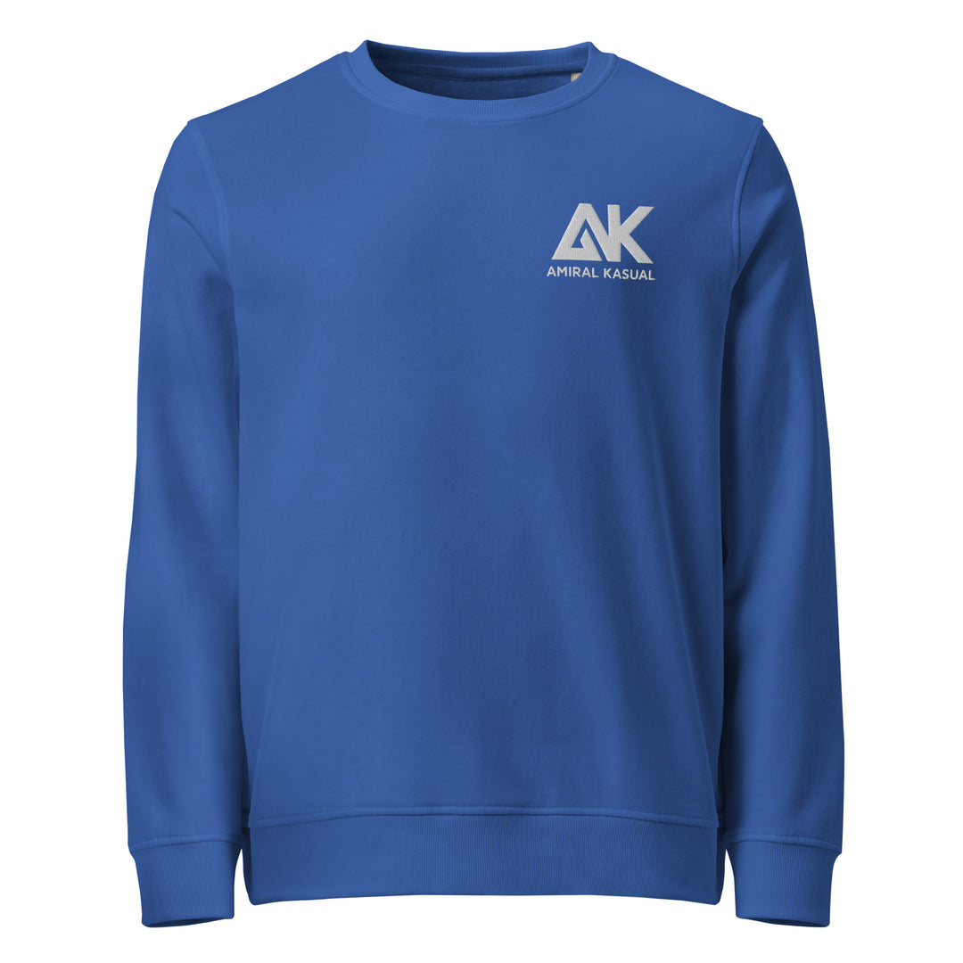 Sweat-shirt doux BIO-écologique Homme Brodé Authentic