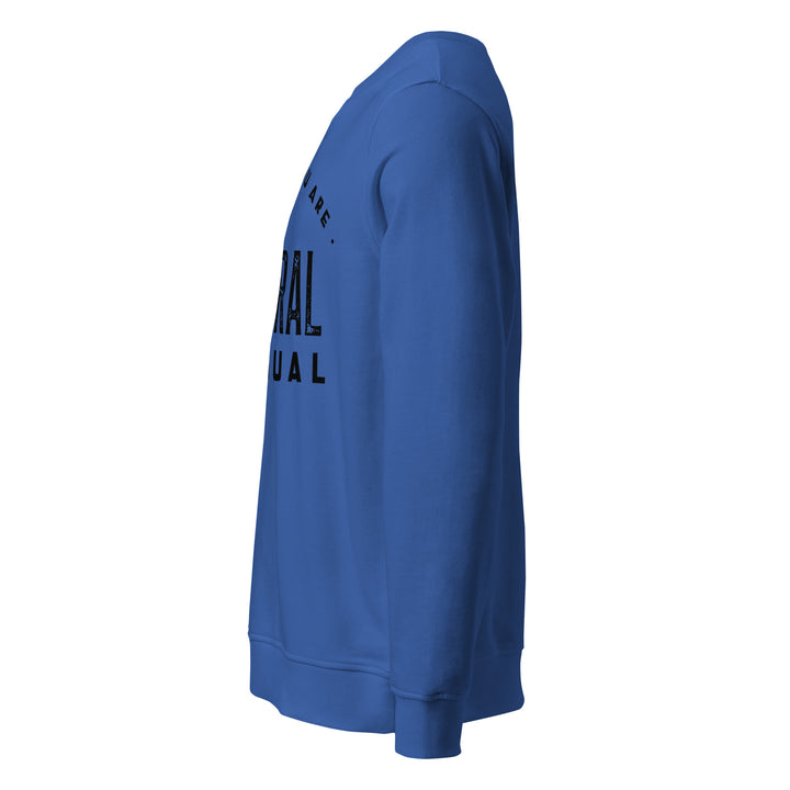 Sweat-shirt doux BIO-écologique Homme Be who you are