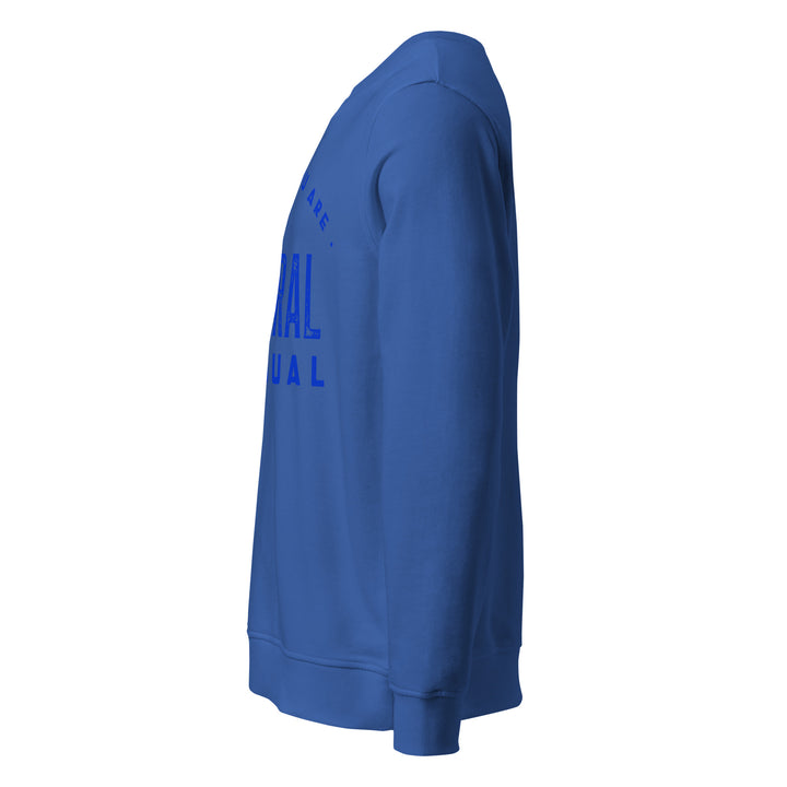Sweat-shirt doux BIO-écologique Homme Be who you are