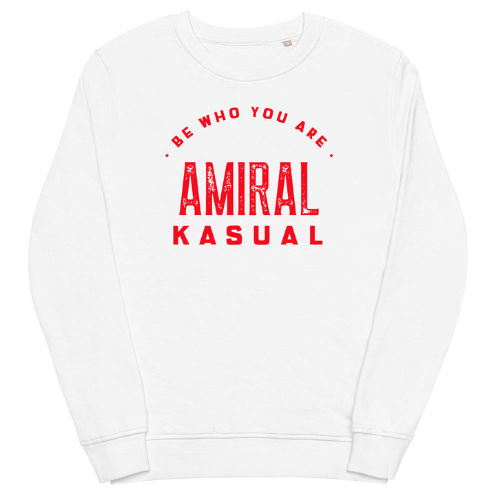 Sweat-shirt doux BIO-écologique Femme Be who you are