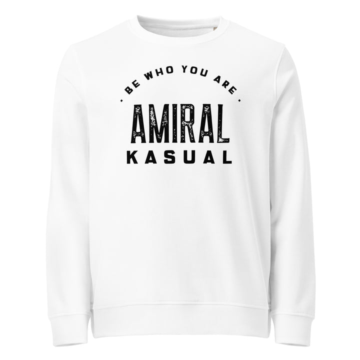 Sweat-shirt doux BIO-écologique Homme Be who you are