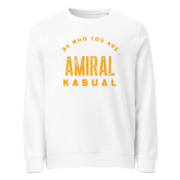 Sweat-shirt doux BIO-écologique Homme Be who you are