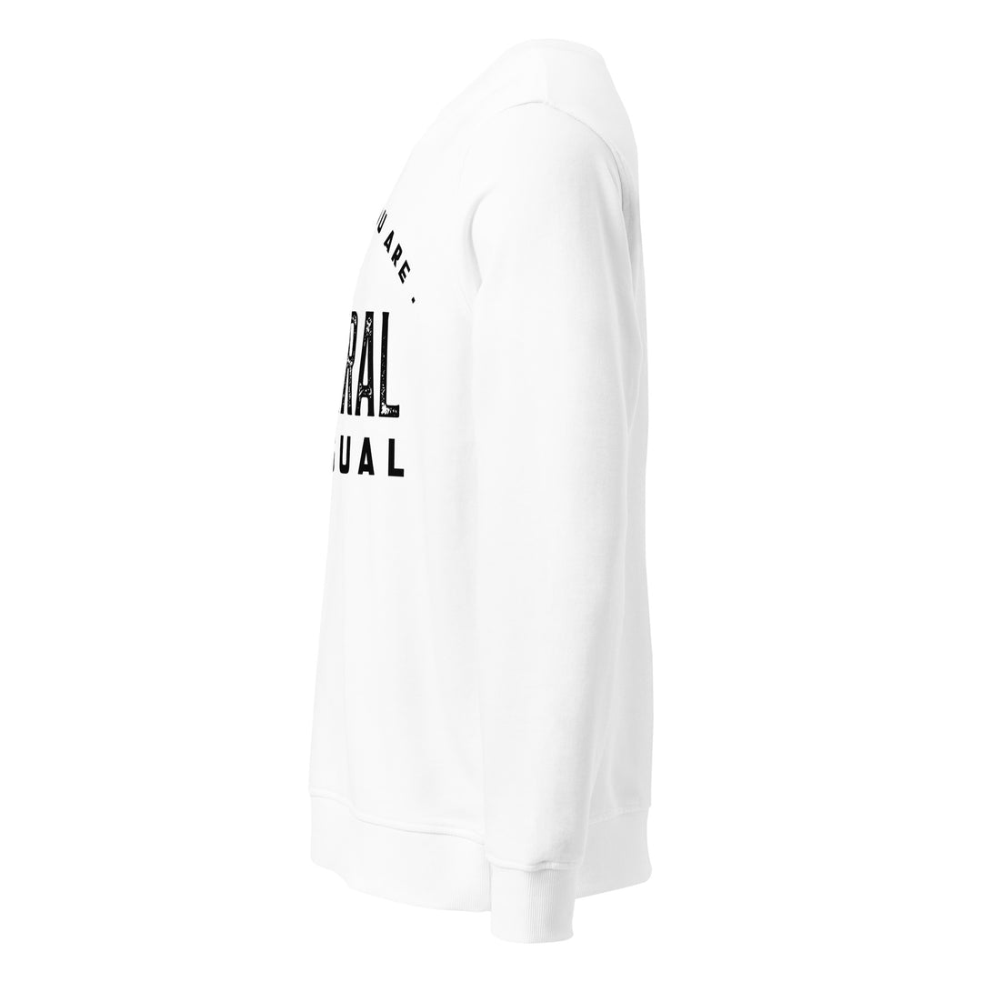 Sweat-shirt doux BIO-écologique Homme Be who you are
