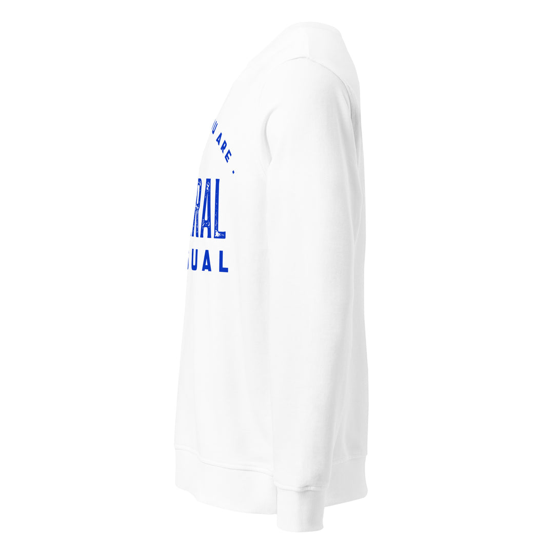 Sweat-shirt doux BIO-écologique Homme Be who you are