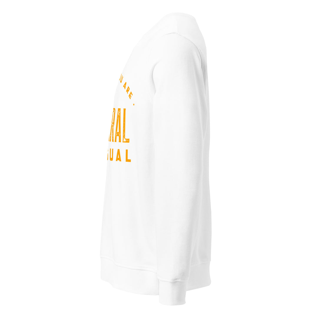 Sweat-shirt doux BIO-écologique Homme Be who you are