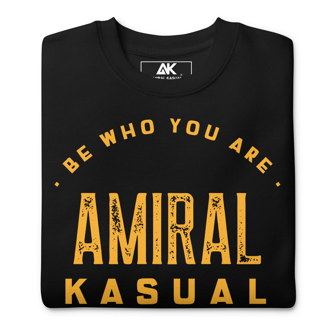 Sweat col Rond Premium Femme Be who you are