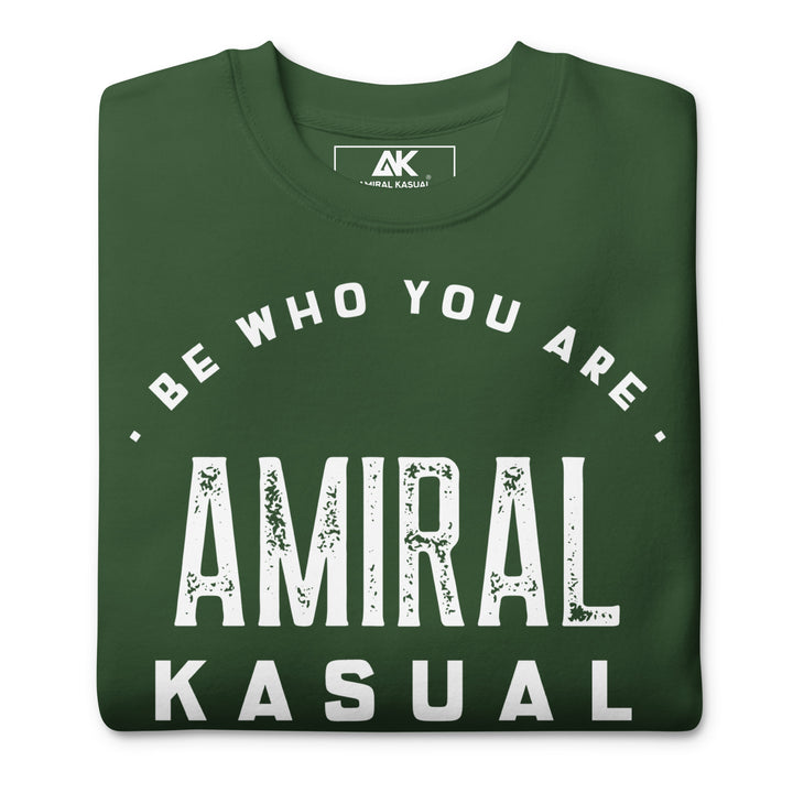 Sweat col Rond Premium Femme Be who you are
