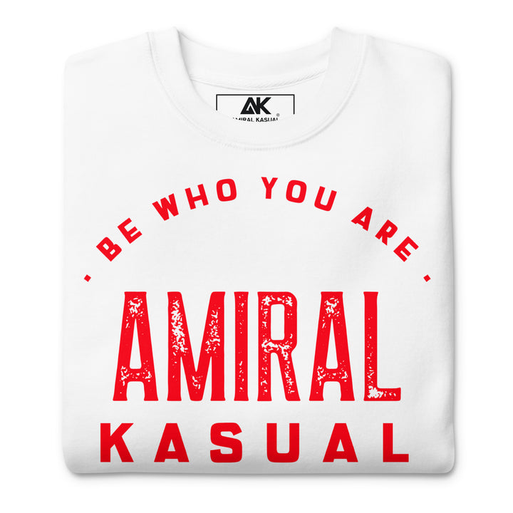 Sweat col Rond Premium Femme Be who you are