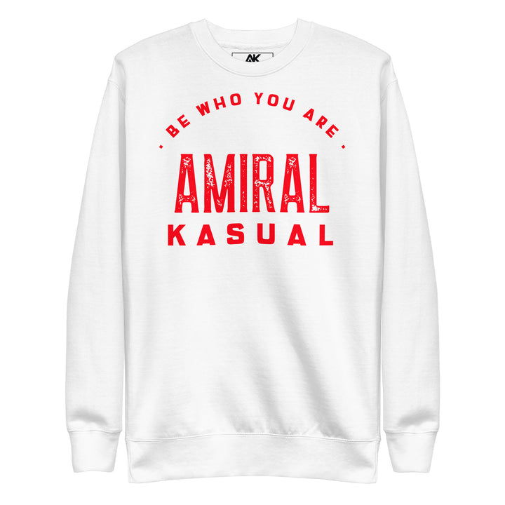 Sweat col Rond Premium Femme Be who you are