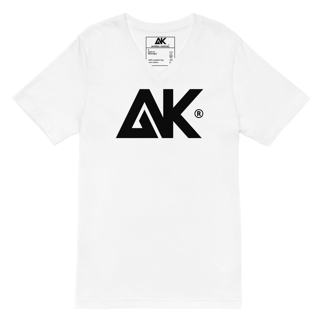 T-shirt classique col V Femme LogoR
