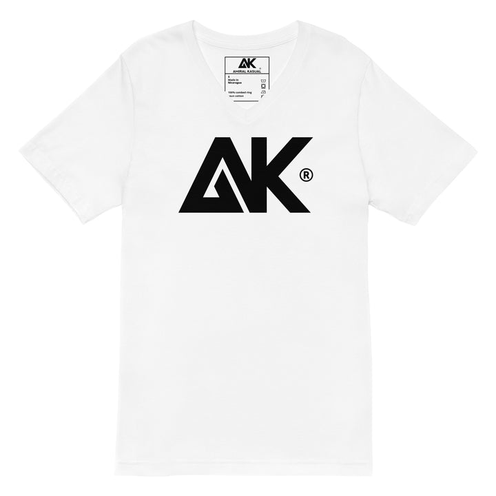 T-shirt classique col V Femme LogoR