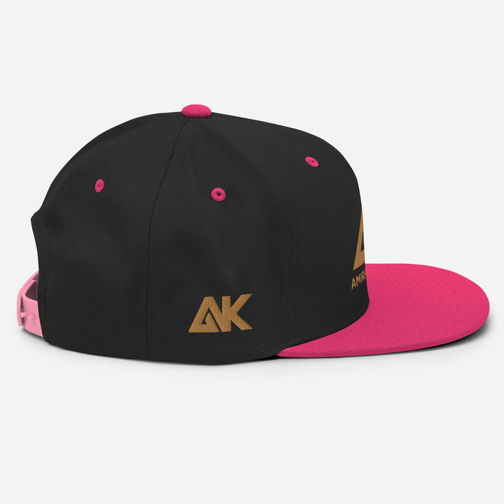 Casquette classique snapback à Visière Plate Authentic