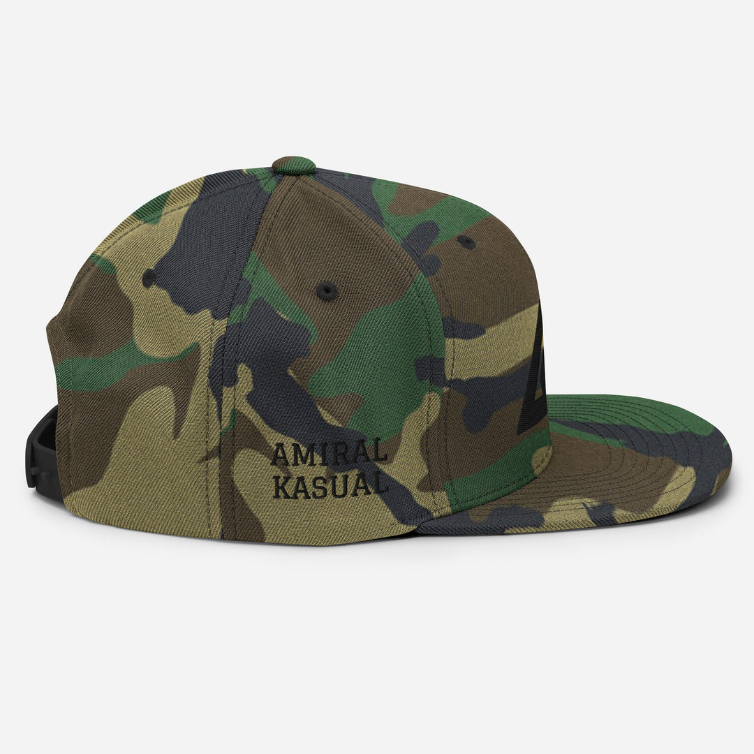 Casquette classique snapback à Visière Plate logoR