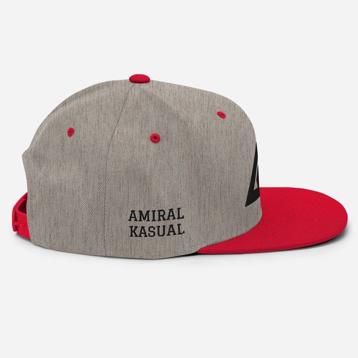 Casquette classique snapback à Visière Plate logoR