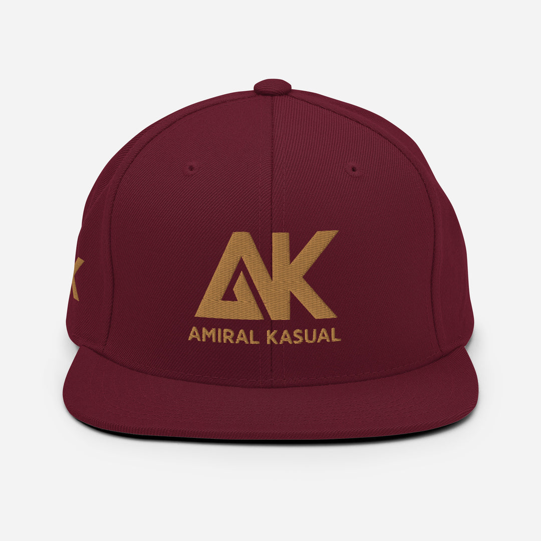 Casquette classique snapback à Visière Plate Authentic
