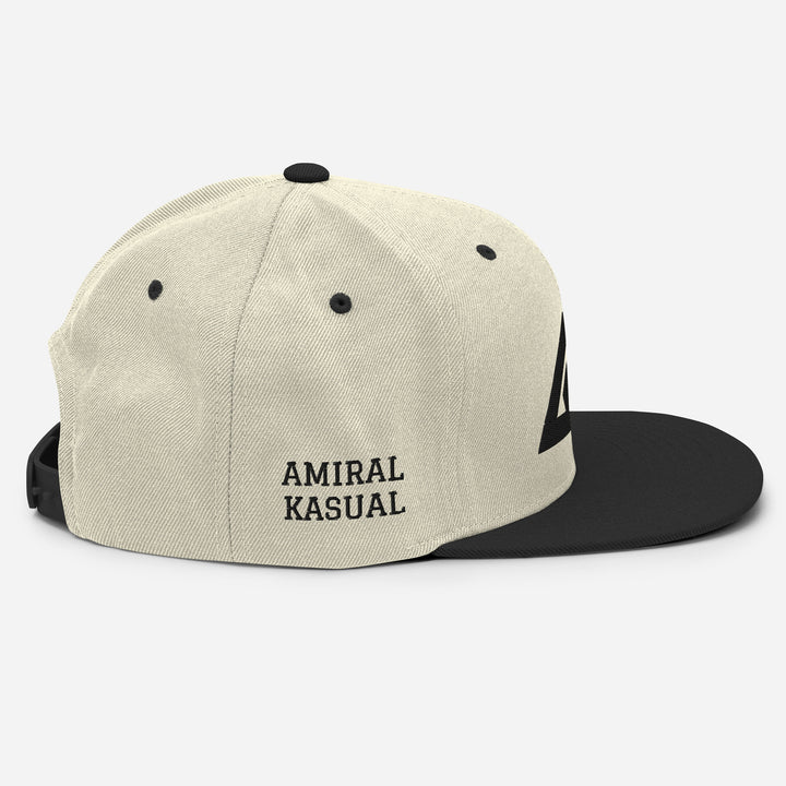 Casquette classique snapback à Visière Plate logoR