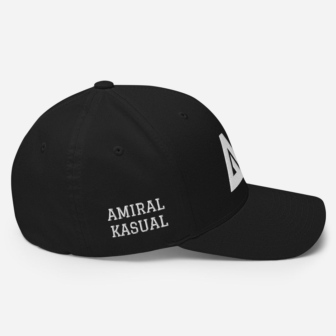 Casquette Structurée en Sergé à Visière incurvée logoR
