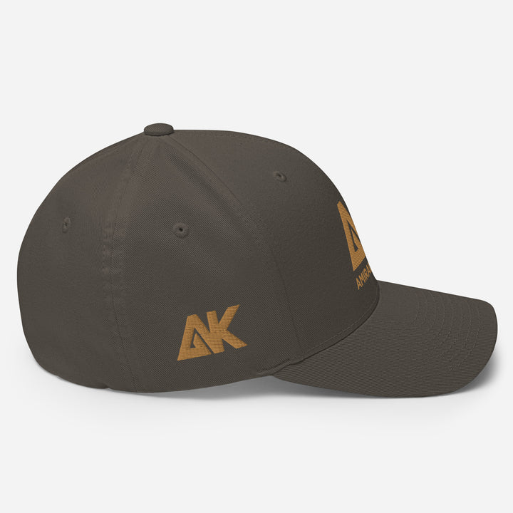 Casquette Structurée en Sergé à Visière incurvée Authentic