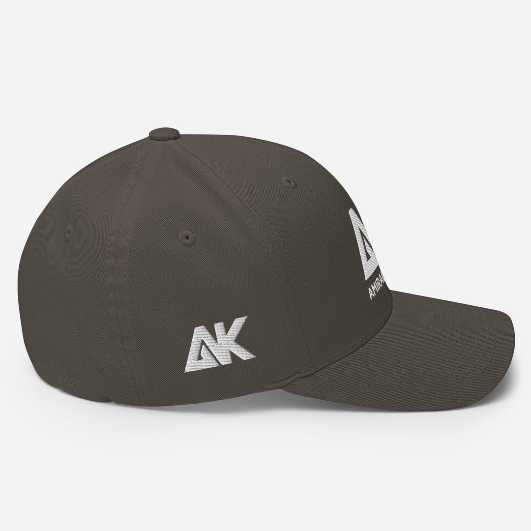Casquette Structurée en Sergé à Visière incurvée Authentic