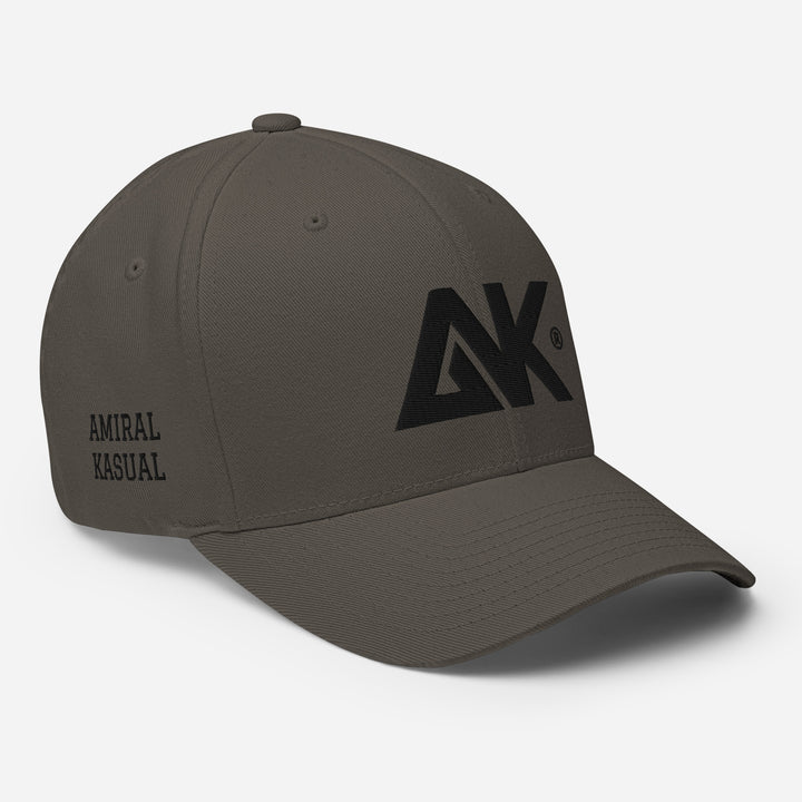 Casquette Structurée en Sergé à Visière incurvée logoR