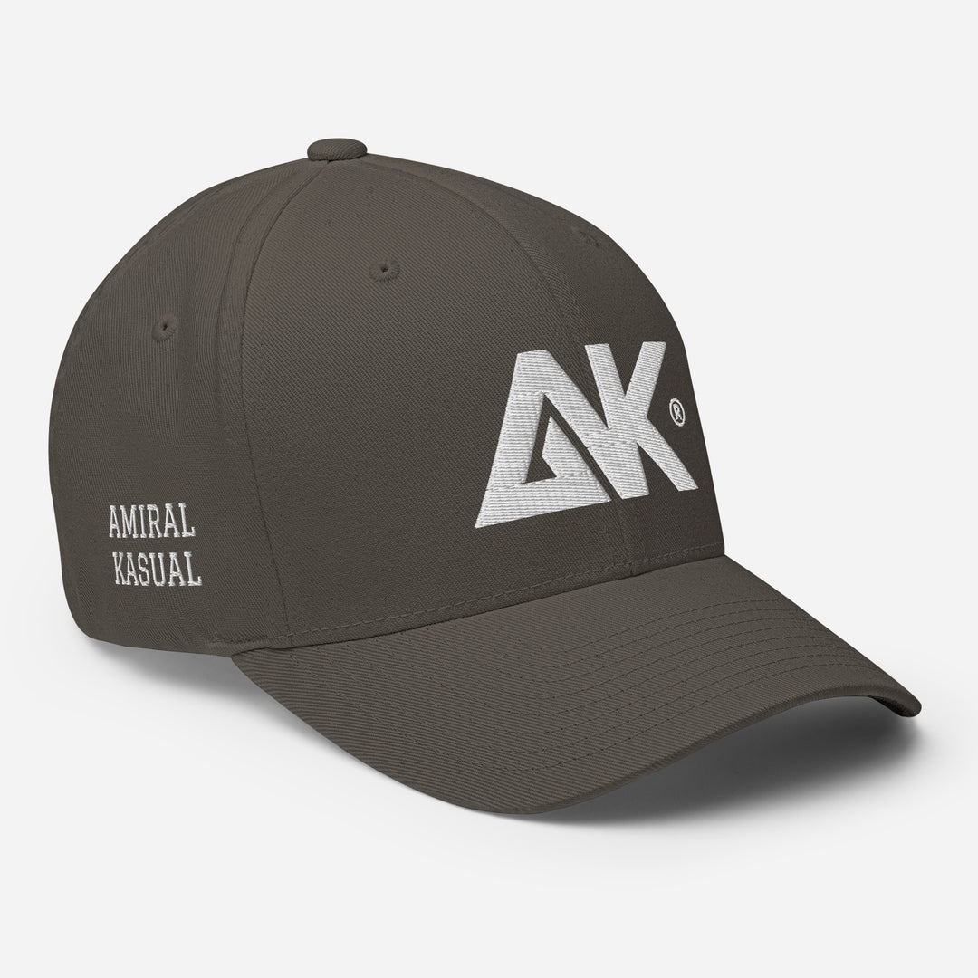 Casquette Structurée en Sergé à Visière incurvée logoR