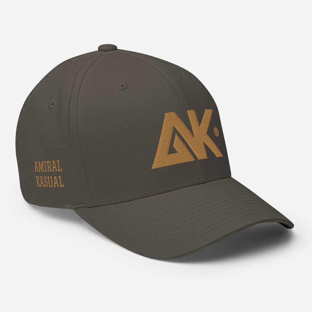 Casquette Structurée en Sergé à Visière incurvée logoR
