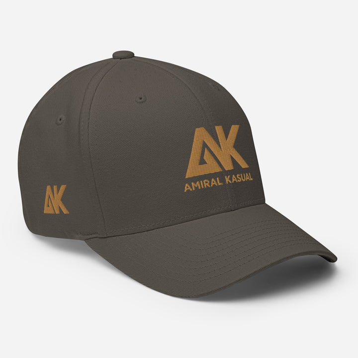 Casquette Structurée en Sergé à Visière incurvée Authentic