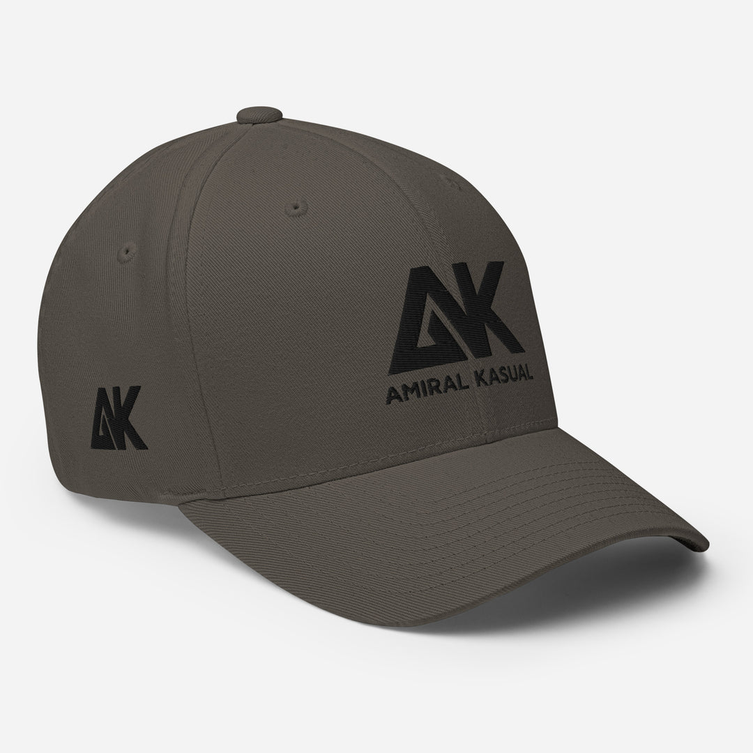 Casquette Structurée en Sergé à Visière incurvée Authentic