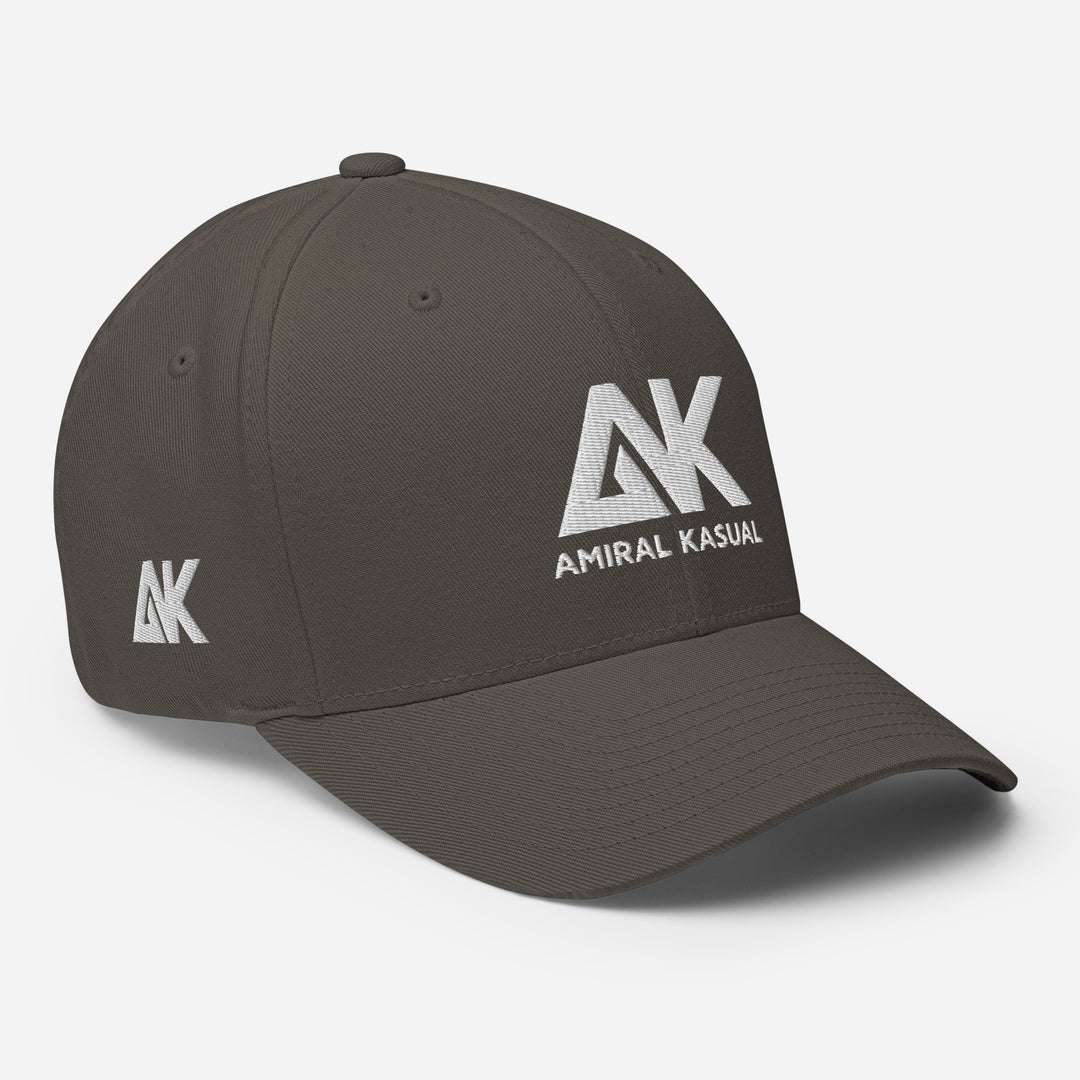 Casquette Structurée en Sergé à Visière incurvée Authentic