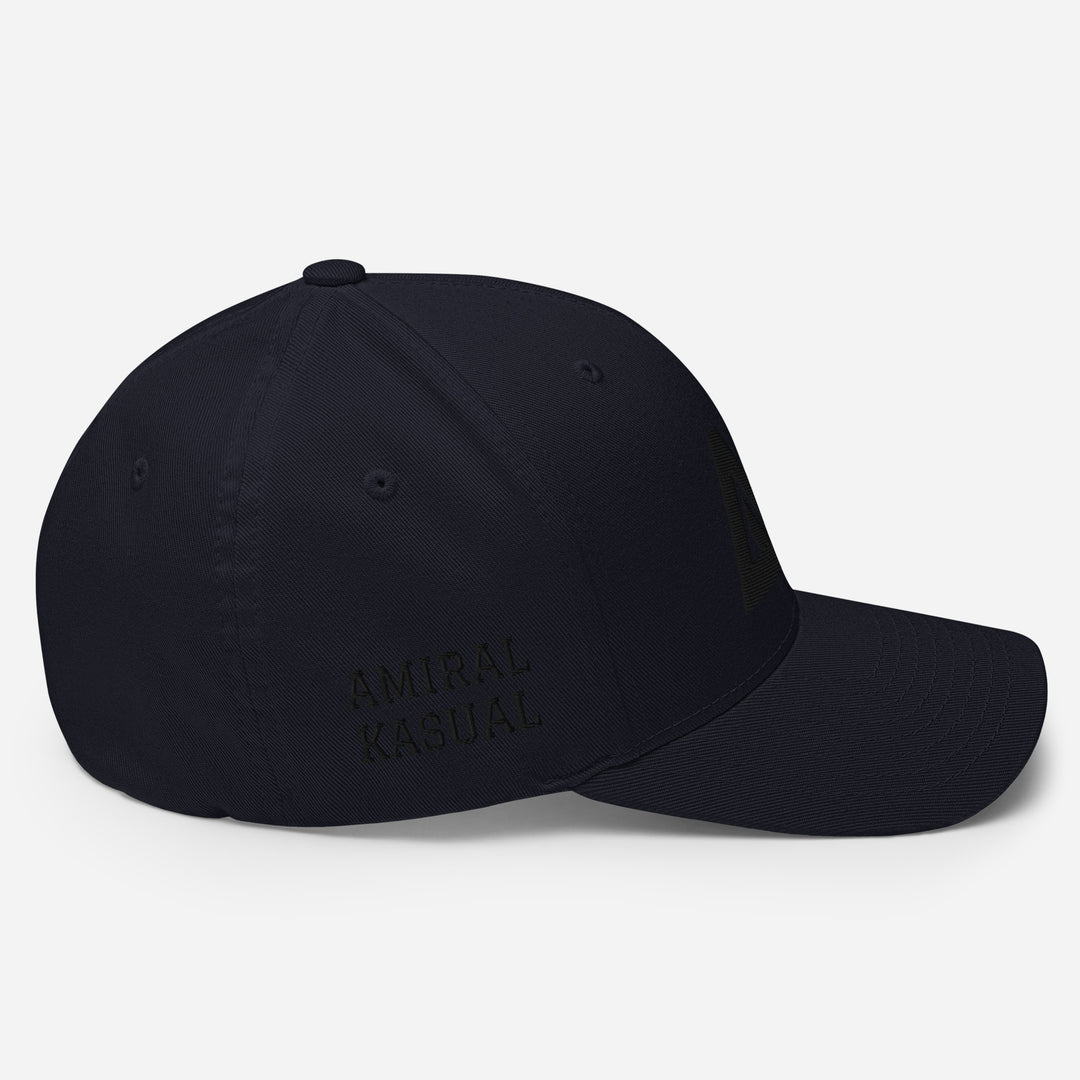 Casquette Structurée en Sergé à Visière incurvée logoR