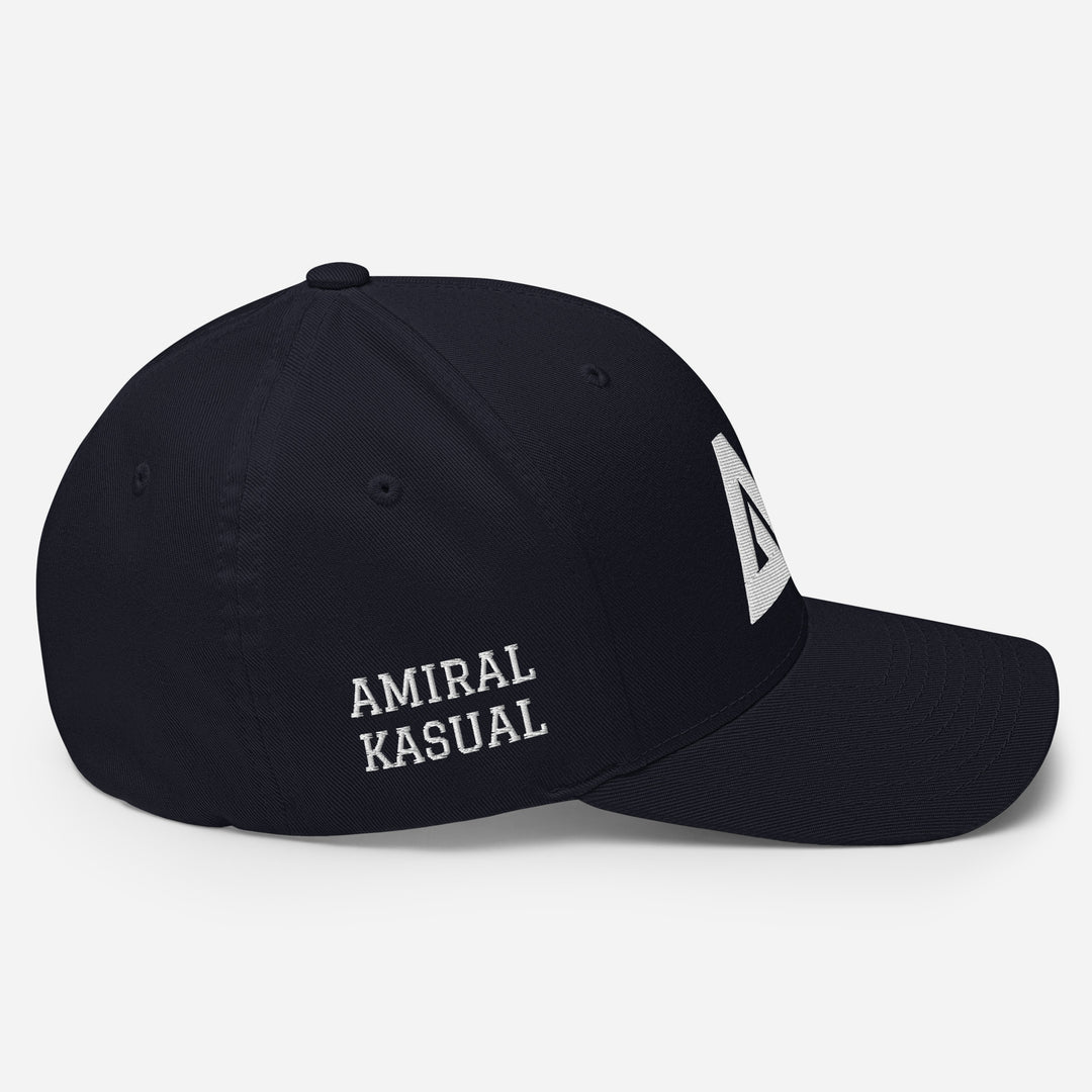 Casquette Structurée en Sergé à Visière incurvée logoR
