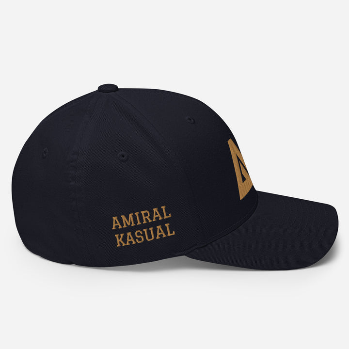 Casquette Structurée en Sergé à Visière incurvée logoR
