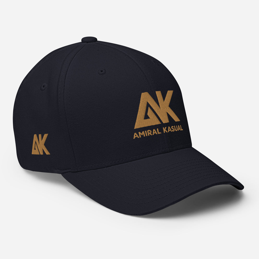 Casquette Structurée en Sergé à Visière incurvée Authentic