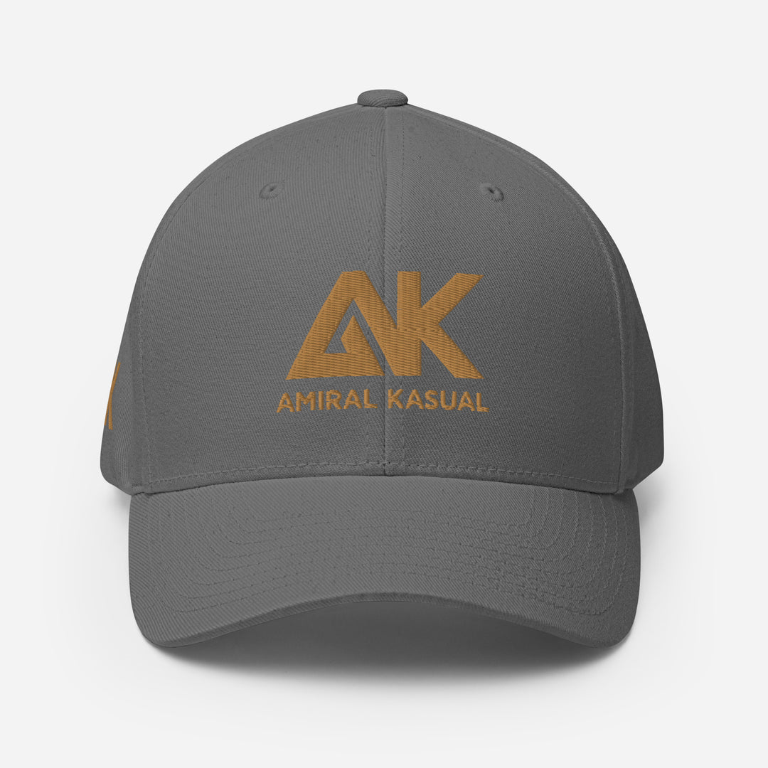 Casquette Structurée en Sergé à Visière incurvée Authentic