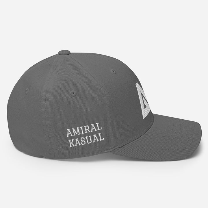 Casquette Structurée en Sergé à Visière incurvée logoR