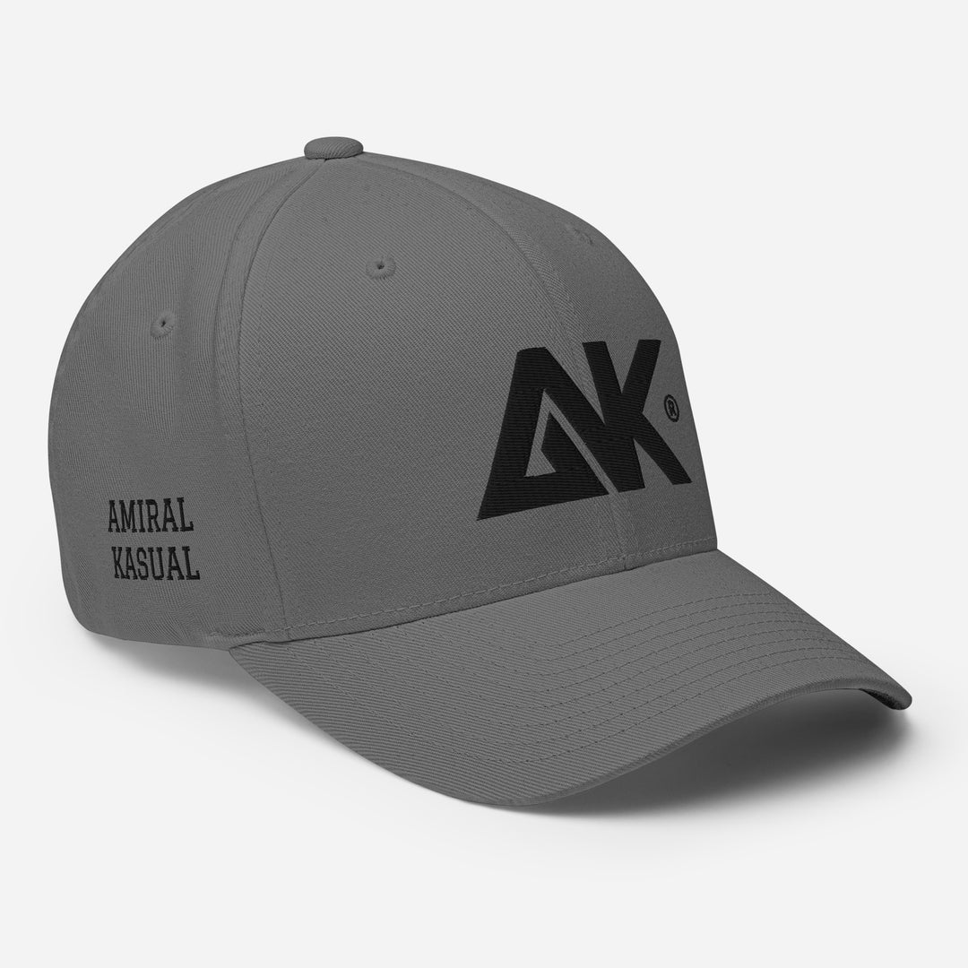 Casquette Structurée en Sergé à Visière incurvée logoR