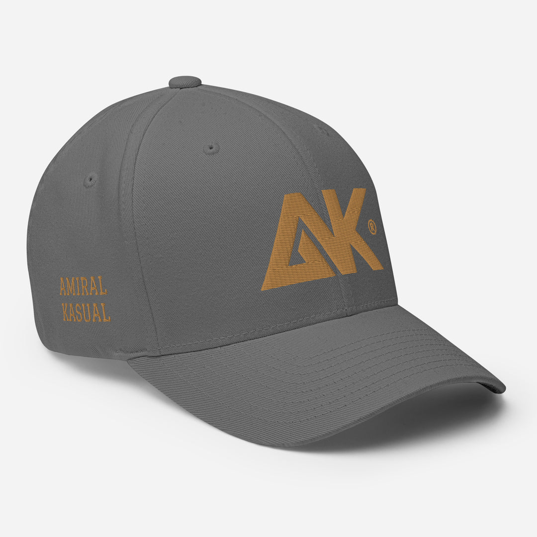 Casquette Structurée en Sergé à Visière incurvée logoR