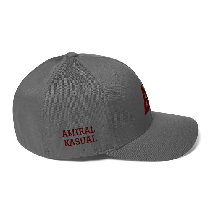 Casquette Structurée en Sergé à Visière incurvée logoR