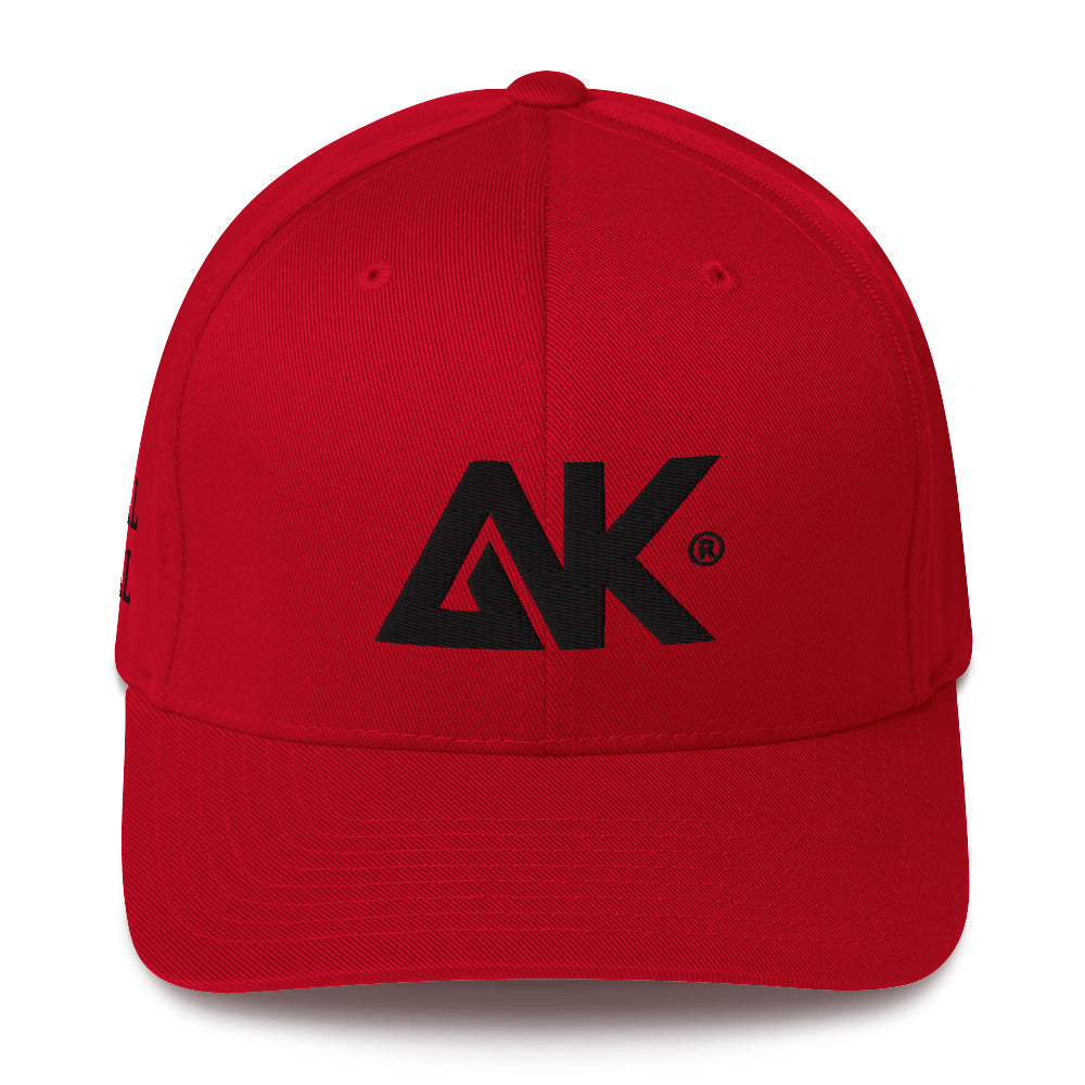 Casquette Structurée en Sergé à Visière incurvée logoR