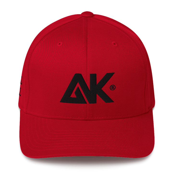 Casquette Structurée en Sergé à Visière incurvée logoR