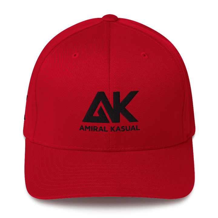 Casquette Structurée en Sergé à Visière incurvée Authentic