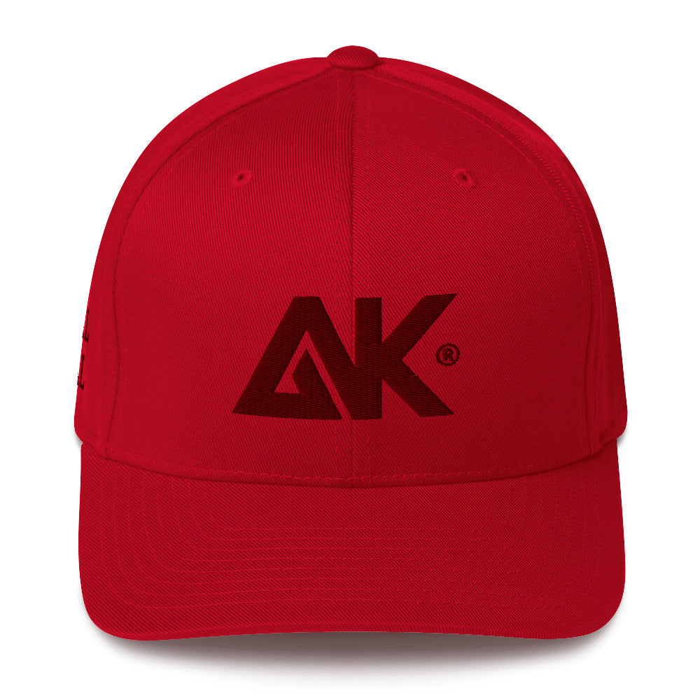 Casquette Structurée en Sergé à Visière incurvée logoR