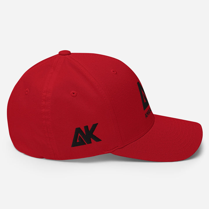 Casquette Structurée en Sergé à Visière incurvée Authentic