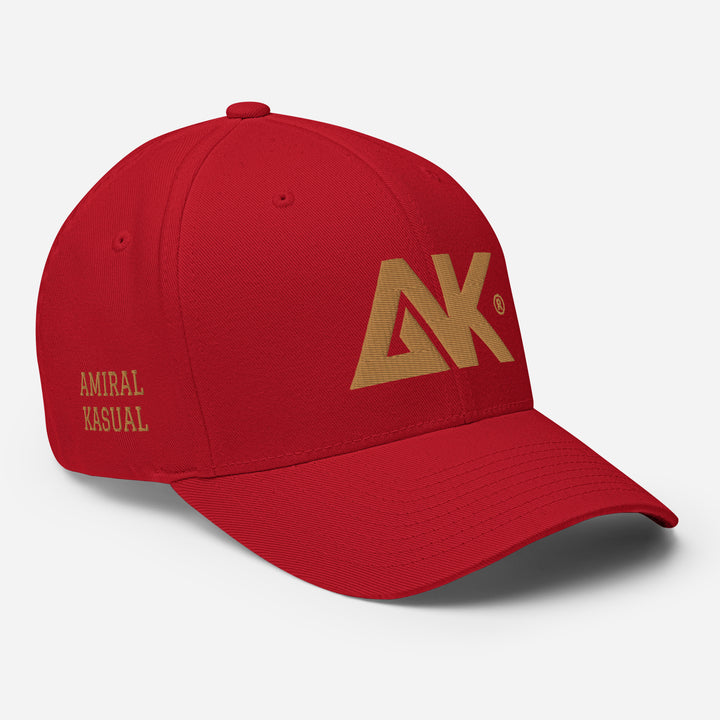 Casquette Structurée en Sergé à Visière incurvée logoR