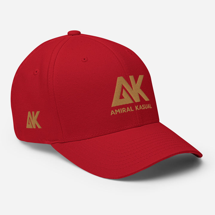 Casquette Structurée en Sergé à Visière incurvée Authentic