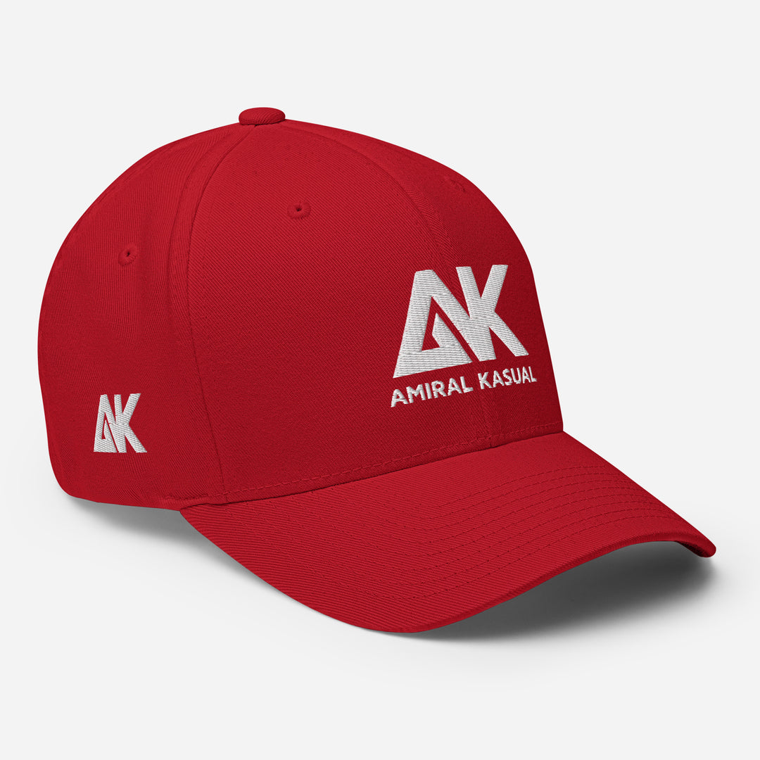 Casquette Structurée en Sergé à Visière incurvée Authentic
