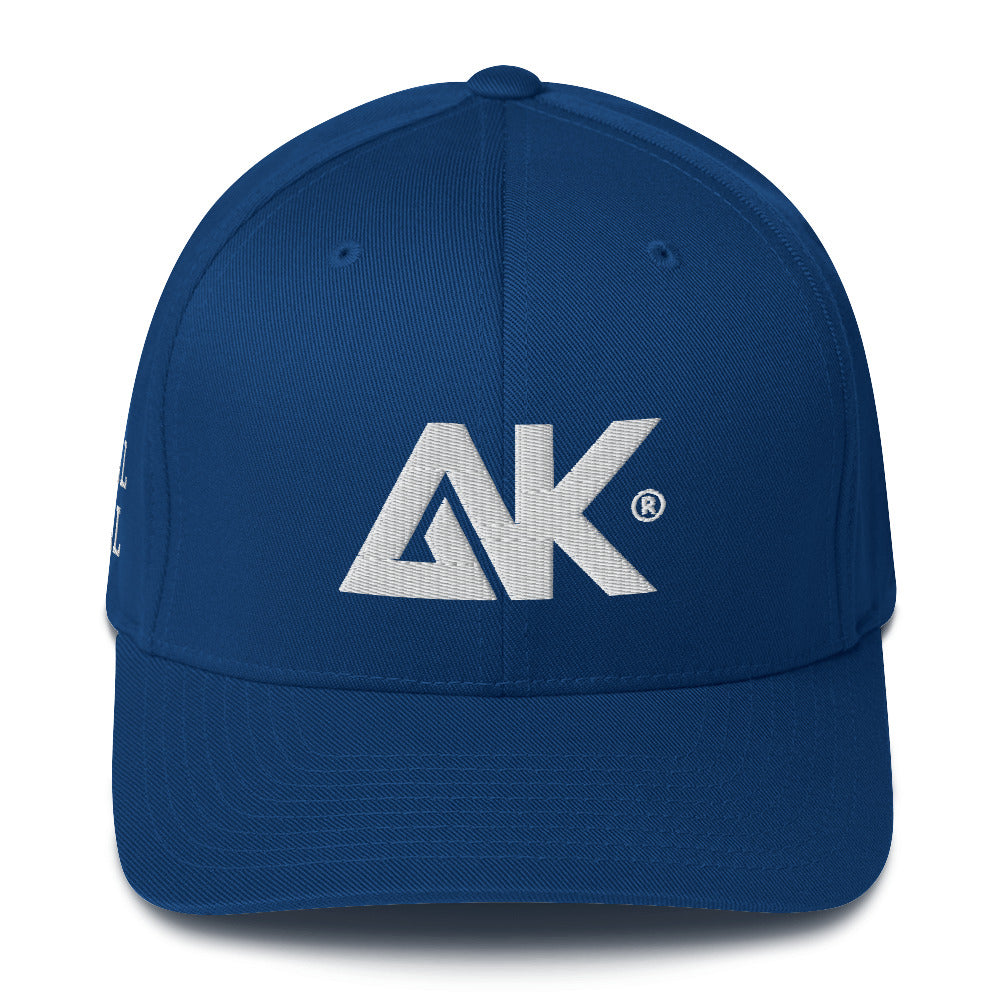 Casquette Structurée en Sergé à Visière incurvée logoR