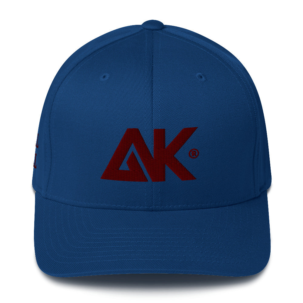 Casquette Structurée en Sergé à Visière incurvée logoR